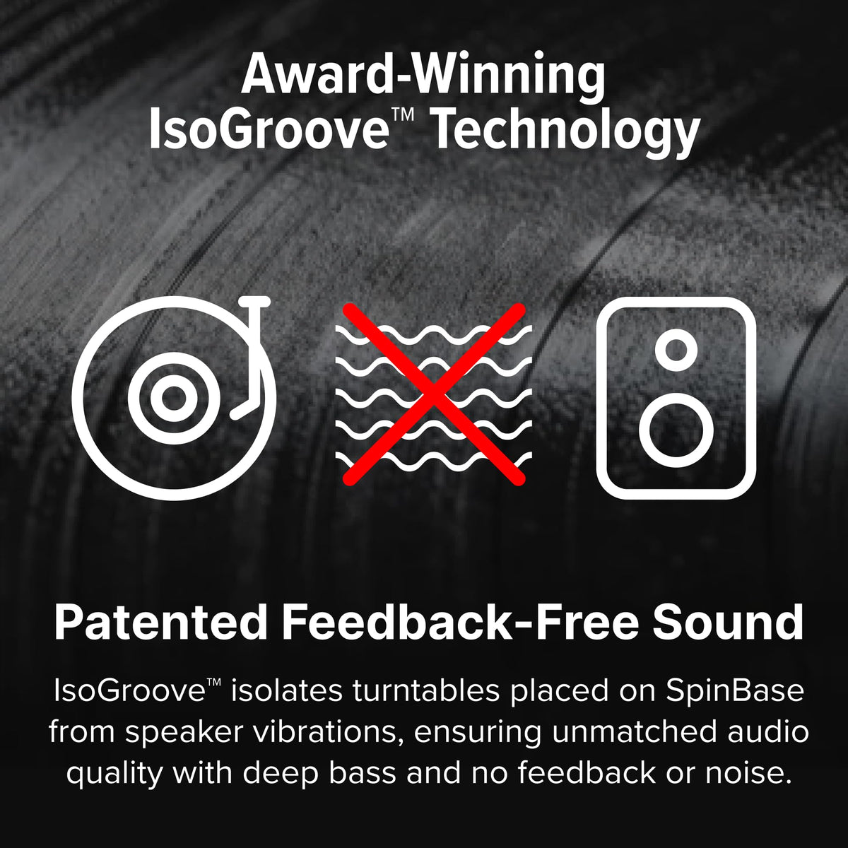 Andover Audio Spinbase 2 Bluetooth and analog ports for flexible listening options.
