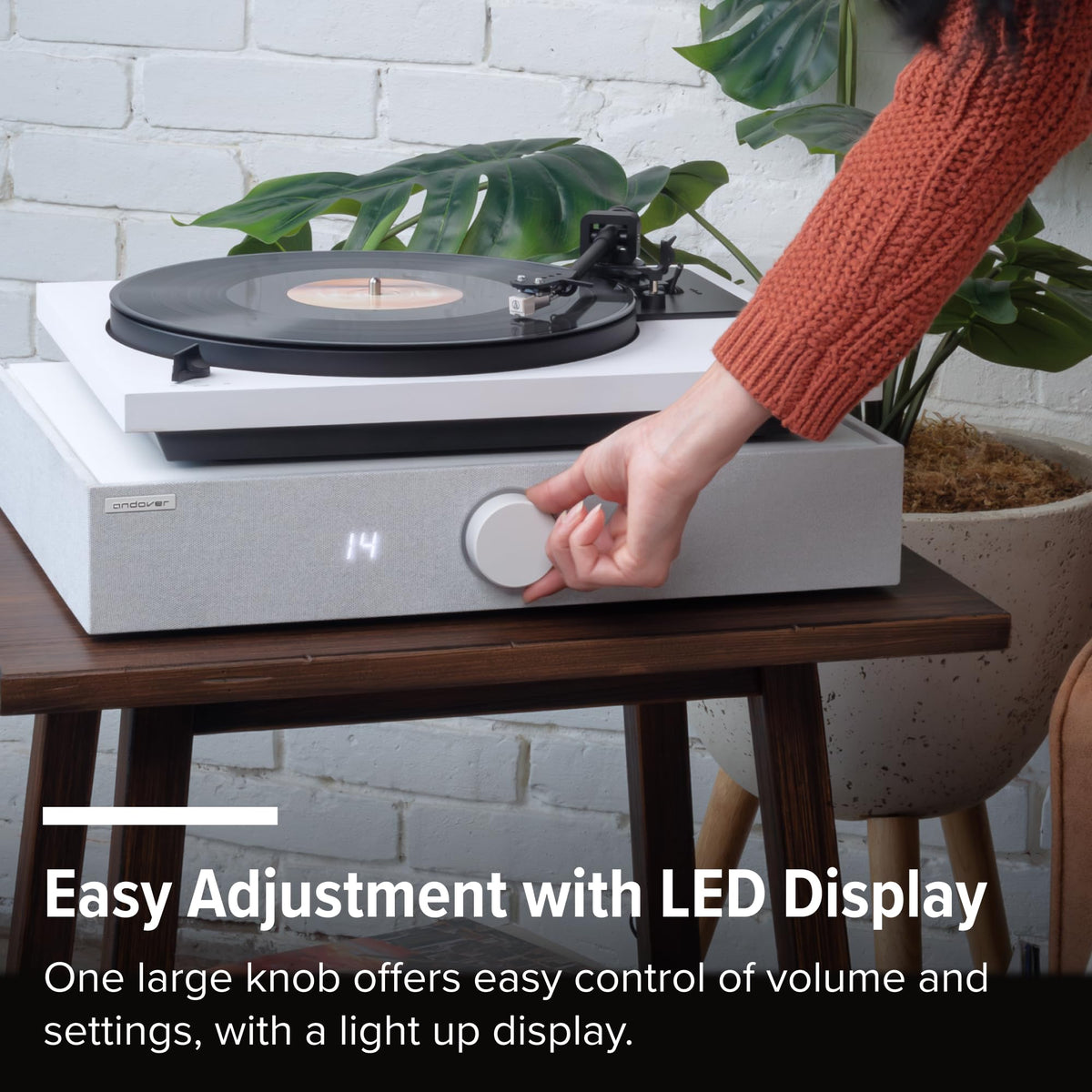 Andover Audio Spinbase 2 ISOGroove detail reduces feedback on turntables.