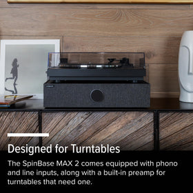 Andover Audio SpinBase MAX 2 Bluetooth streaming for flexible listening