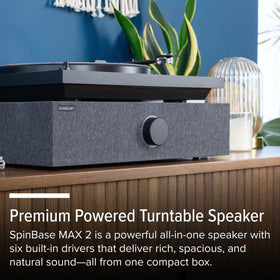 Andover Audio SpinBase MAX 2 built-in phono preamp simplifies setup