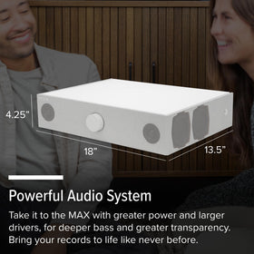 Andover Audio SpinBase MAX 2 IsoGroove technology minimizes vibrations