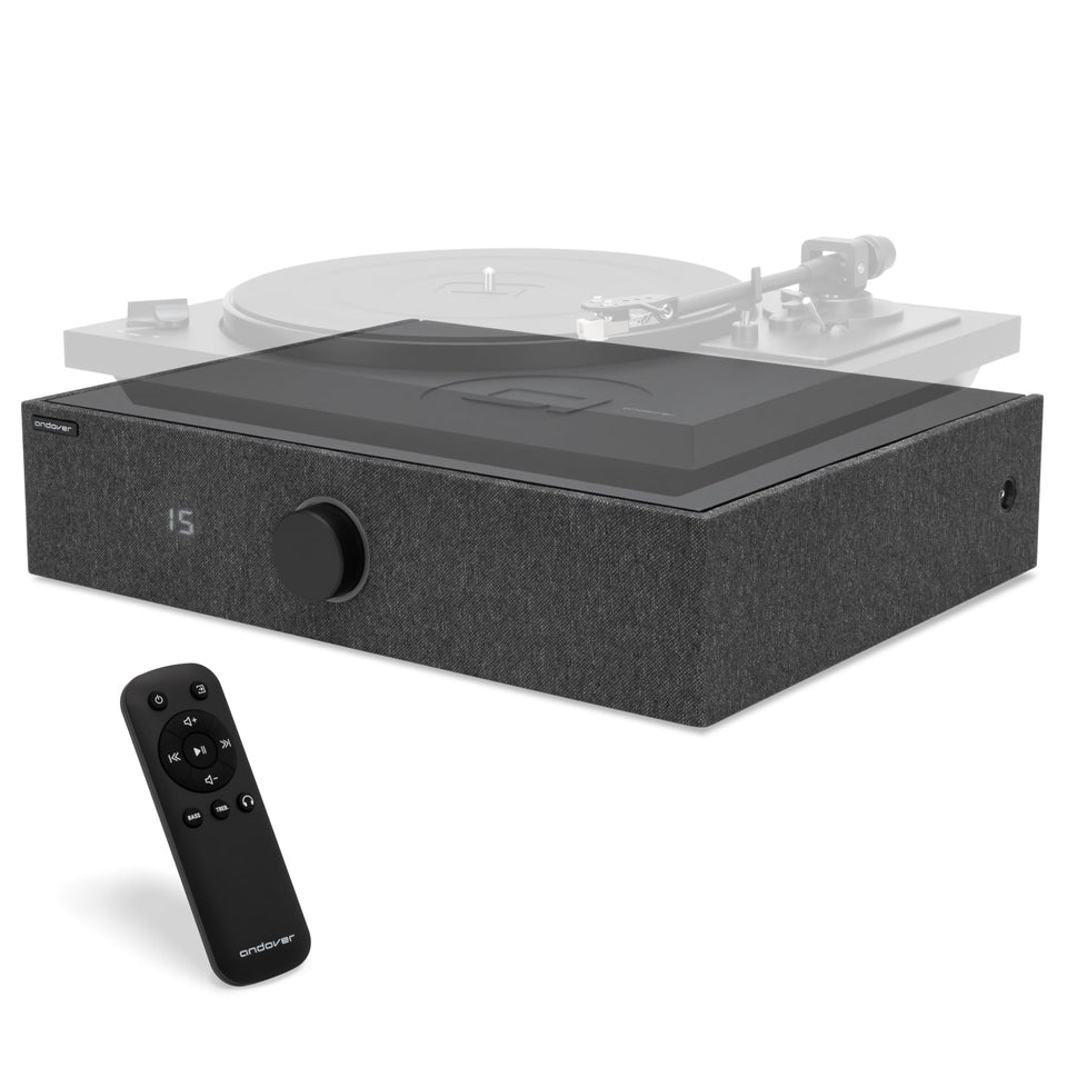 Andover Audio SpinBase MAX 2 six-speaker array for immersive vinyl playback