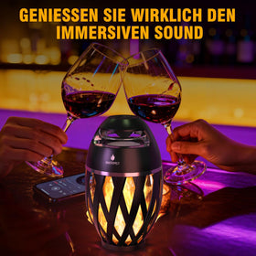 ANERIMST 24h playtime battery keeps parties going without frequent recharges.