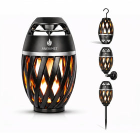 ANERIMST front view of speaker lantern showing sleek design and portability benefit