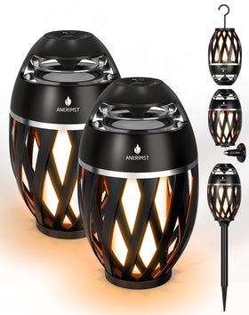 ANERIMST upgraded-sync speaker with light for seamless multi-room music outdoors.