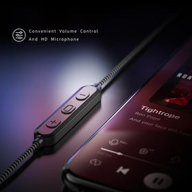 ANFLOWE ES850 built-in mic and inline controls for quick calls.