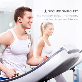 ANFLOWE ES850 half-in-ear design delivers lightweight comfort during training.