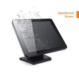 Angel POS 17-Inch capacitive monitor VGA connection supports quick integration with existing systems.