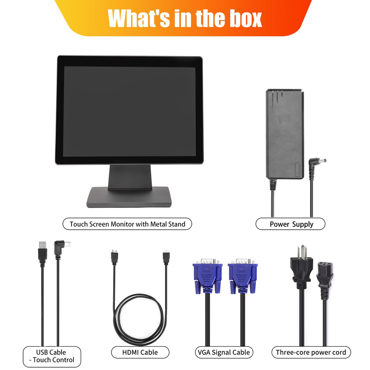 Angel POS 17-Inch capacitive monitor resistant to dust and water ingress in challenging environments.