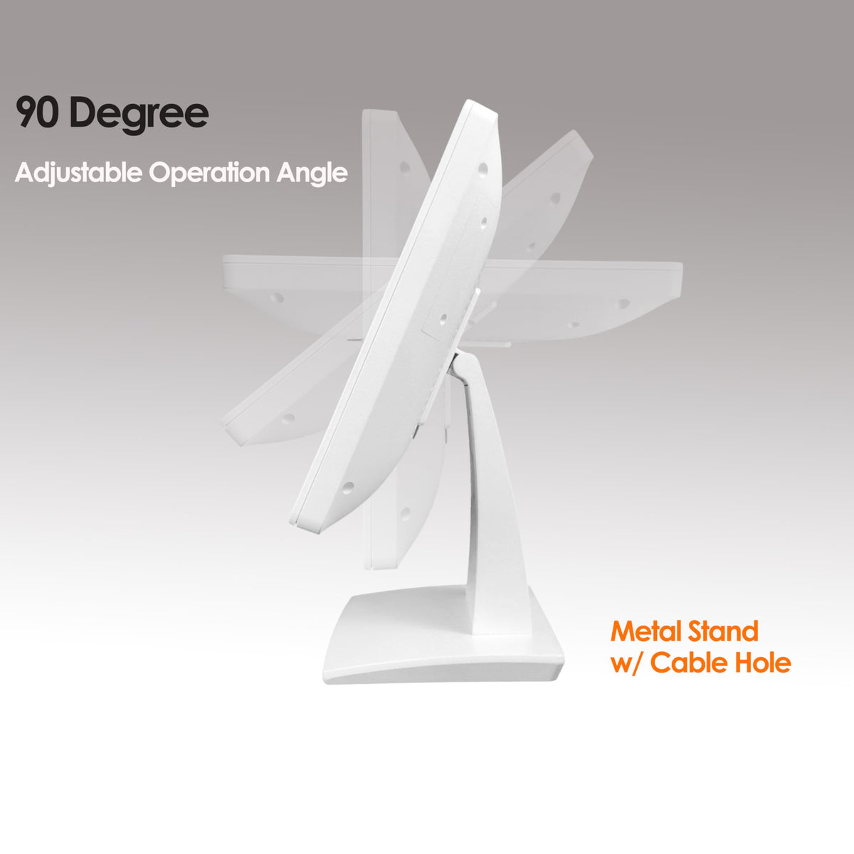Angel POS HDMI and VGA ports for easy system integration