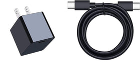 ANGREAT front view showing adapter and included 1m Type-C cable, fast charging ready