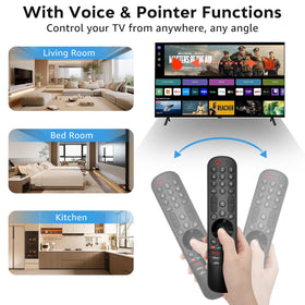 Angrox remote paired with LG TV on screen, seamless setup benefit