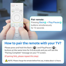 Angrox remote powered by two AAA batteries for reliable operation