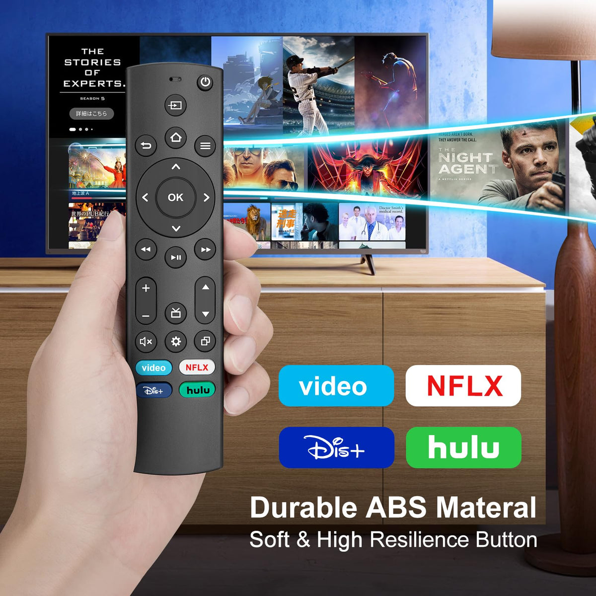Angrox universal remote setup buttons and easy pairing guidance