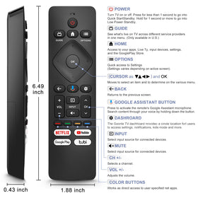 Angrox remote requires two AAA batteries for operation (not included).