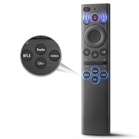 Angrox voice remote front view for Samsung TV enables quick hands-free navigation