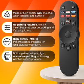 Angrox XRT270 remote buttons close-up highlights soft-touch, responsive controls