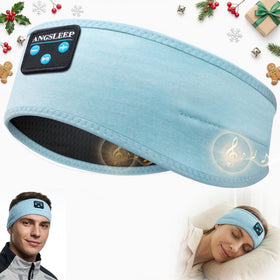 ANGSLEEP Sleep Headphones band close-up for side-sleep comfort.