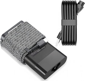AN·GWEL USB-C laptop charger compact design for travel and storage.