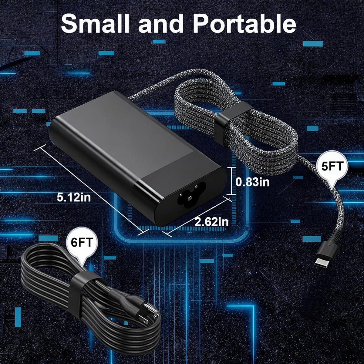 AN·GWEL USB-C charger ports visible for versatile device charging.