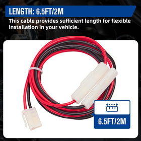 Anina coiled 3m cable illustrating extra reach for flexible installations