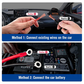 Anina cable in a road-trip radio setup showing reliable mobile power