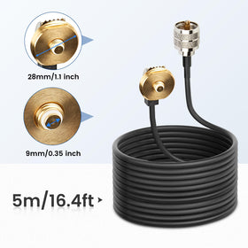 Anina NMO base cap waterproof cover protects the antenna base during car washes.