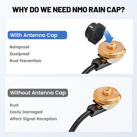 Anina NMO rain cap provides protective coverage against moisture.