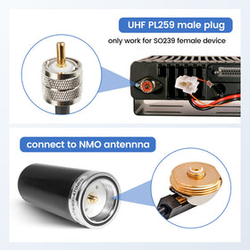 Anina right-angle NMO connector simplifies installation in tight spaces.