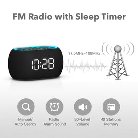 ANJANK clock display dimmable for comfortable night viewing and bedroom ambiance.
