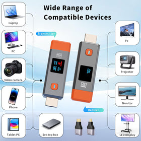 Qisoable compatibility supports laptops, Blu-ray players, and more
