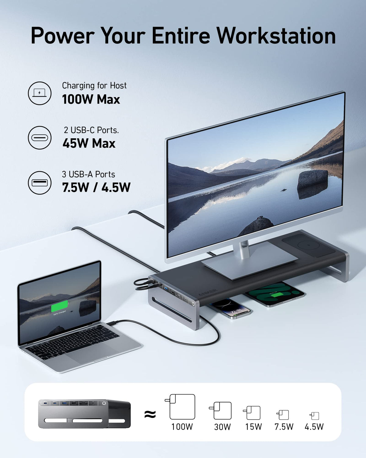Anker 675 HDMI 4K-60Hz delivers crisp video for calls and media