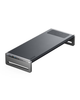 Anker 675 under-desk storage area keeps peripherals neatly tucked away