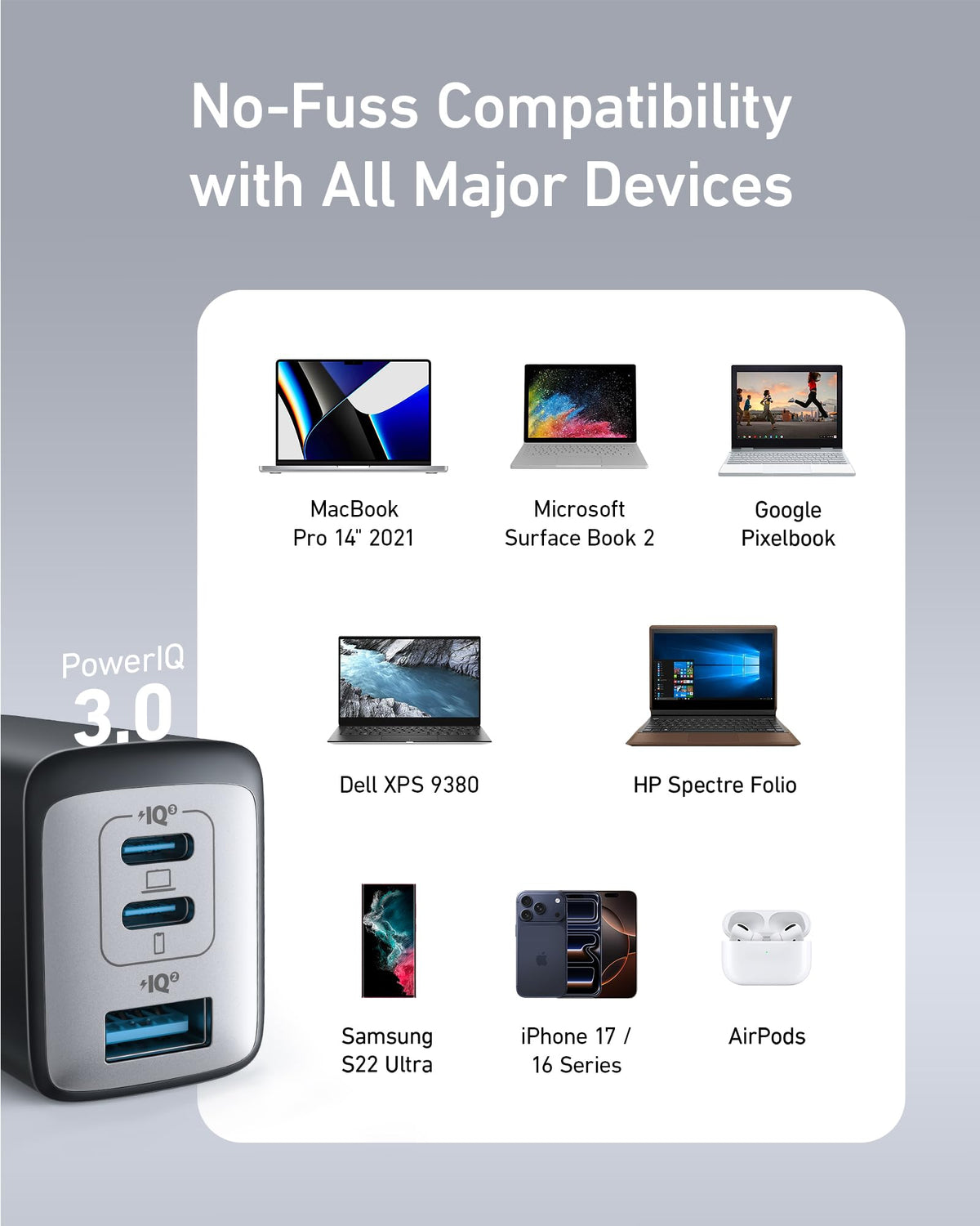 Anker 735 inside a backpack pocket highlighting portability for commuters