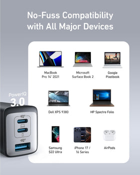 Anker 735 inside a backpack pocket highlighting portability for commuters
