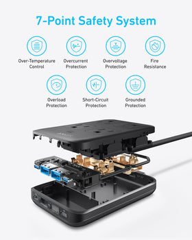 Anker next to a phone illustrating compact size and travel convenience