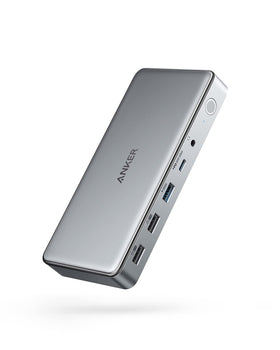 Anker DL6350 front view showing the full port array for productivity