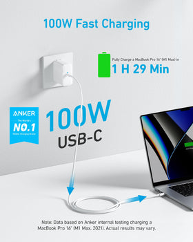 Anker foldable plug closeup illustrating easy storage and travel convenience