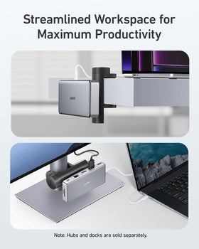 Anker Hub Mounting Kit secure clamp provides stable docking on any surface