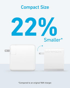 Anker in backpack scale demonstrating portable size for commuters and travelers