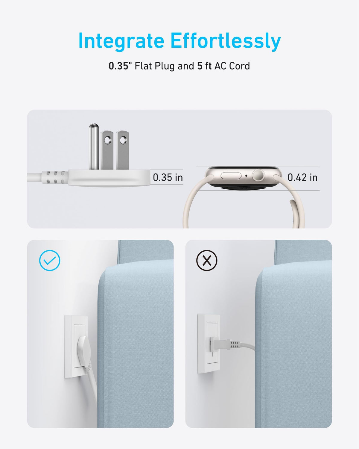 Anker lifestyle desk setup powering laptop phone and lamp for organized workspace