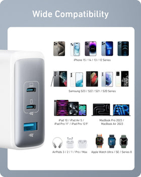 Anker Nano 100W cable E-Marker close-up ensuring safe high-watt power delivery