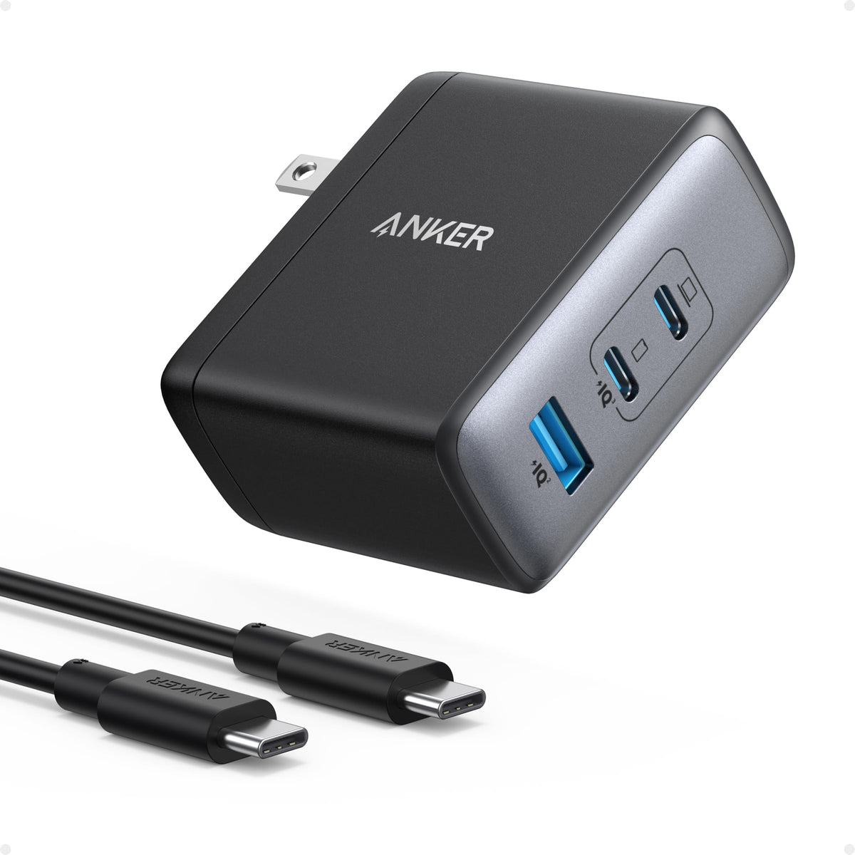 Anker Nano 100W front view showing compact charger and port layout benefits portability