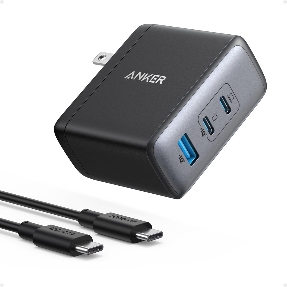 Anker Nano 100W front view showing compact charger and port layout benefits portability