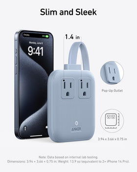 Anker Nano closeup of USB‑C and USB‑A ports demonstrating fast charging readiness