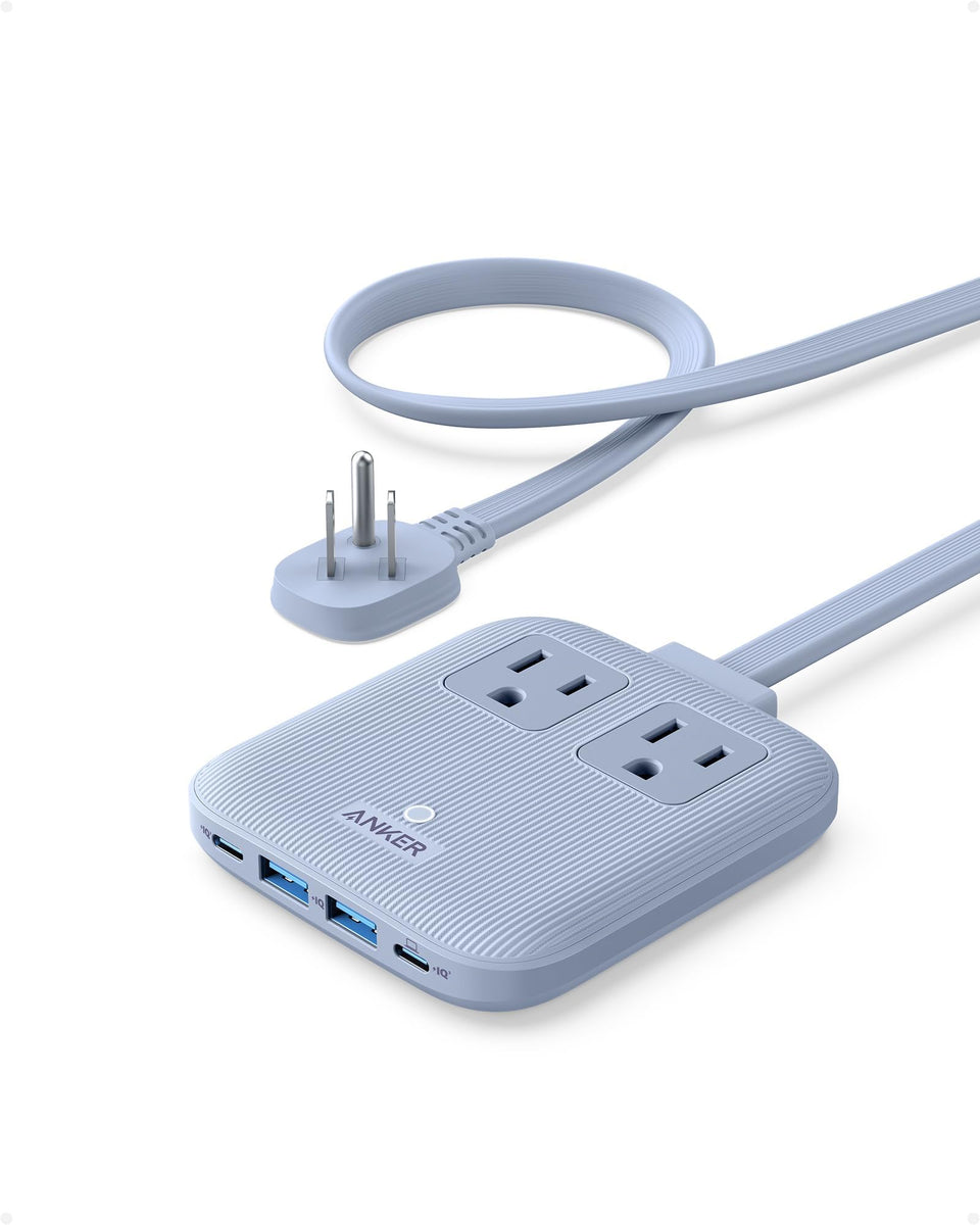 Anker Nano front view showing ports and compact design for versatile charging
