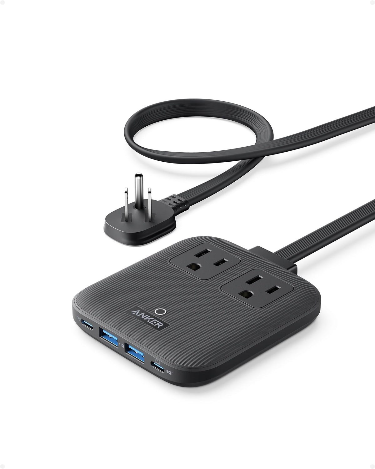 Anker Nano front view showing ports and compact design for convenient charging