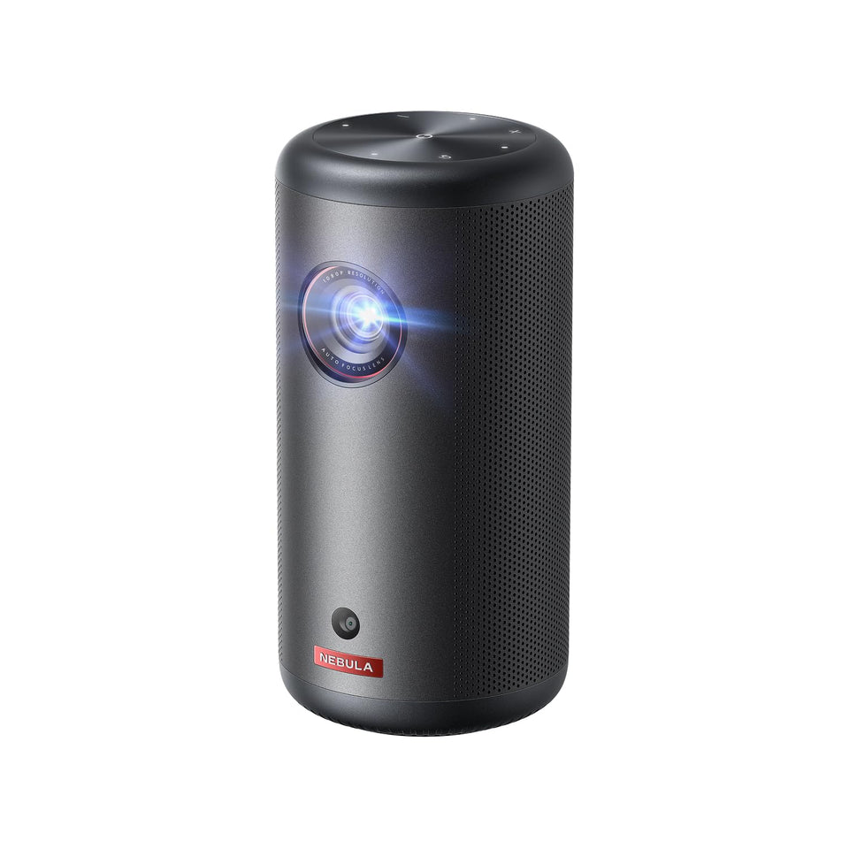 Anker Nebula Capsule 3 GTV projector, portable cinema for Netflix streaming anywhere.