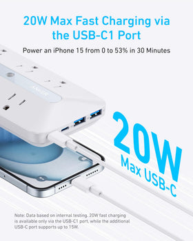 Anker Outlet Extender with USB ports for versatile charging