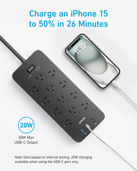 Anker in a home office setup powering monitors and chargers, keeps desk tidy